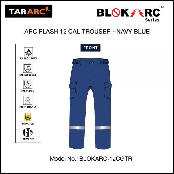 ARC FLASH TROUSER, ARC RATING: 12 CAL/CM² , HRC 2