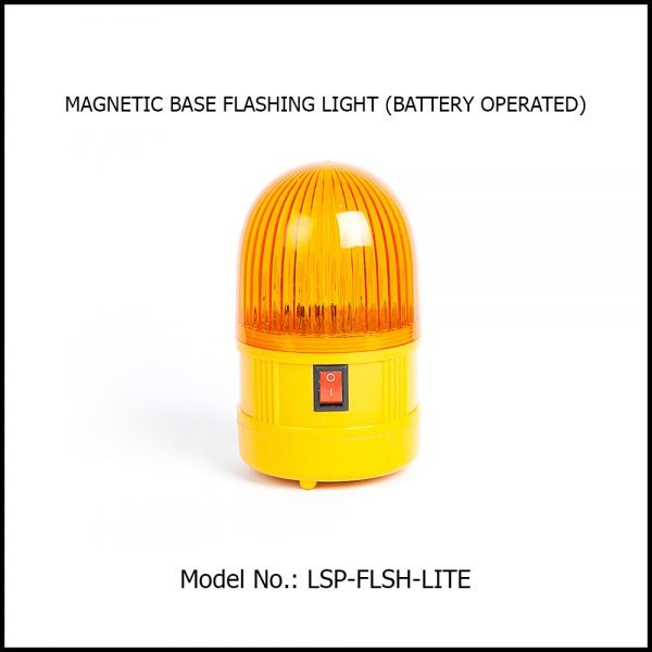 MAGNETIC BASE FLASHING LIGHT (BATTERY OPERATED)